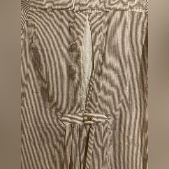 NWOT Isabella Sinclair Lined Cotton Short Sleeve Collared Button-up Shirt - Picture 6 of 14